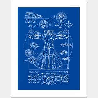 240 Grendizer Blueprint Posters and Art